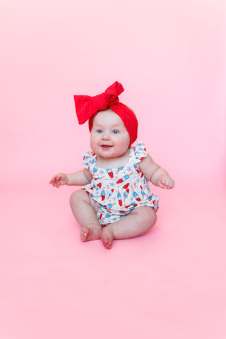 LITTLE MISS FIRECRACKER DREAM BUBBLE ROMPER