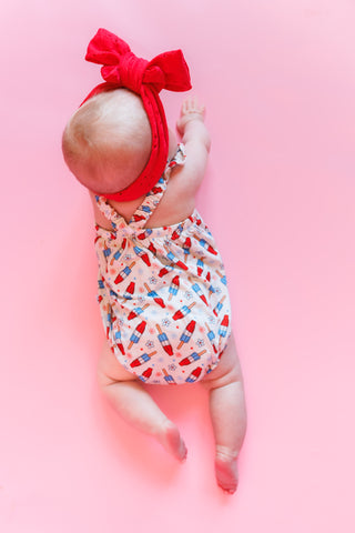 LITTLE MISS FIRECRACKER DREAM BUBBLE ROMPER