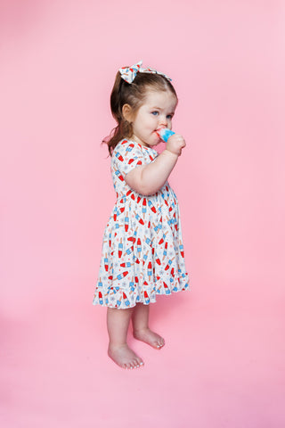 LITTLE MISS FIRECRACKER DREAM RUFFLE DRESS