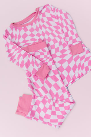 BUBBLEGUM WAVY CHECKERS DREAM SET