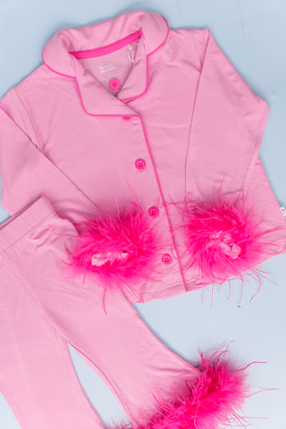 BUBBLEGUM GIRL’S FLARE FEATHERED DREAM SET