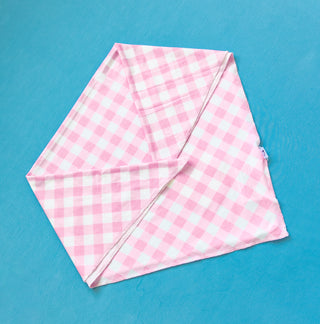 TAFFY PINK GINGHAM DREAM DOG BANDANA