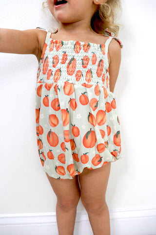 PEACHY-KEEN DREAM BUBBLE ROMPER