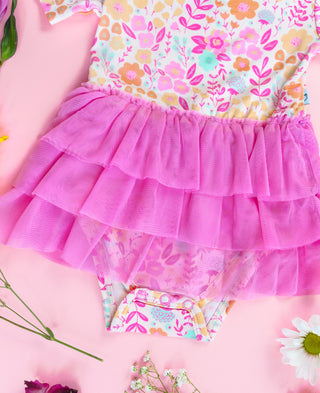 GARDEN TREASURES DREAM TUTU BODYSUIT DRESS