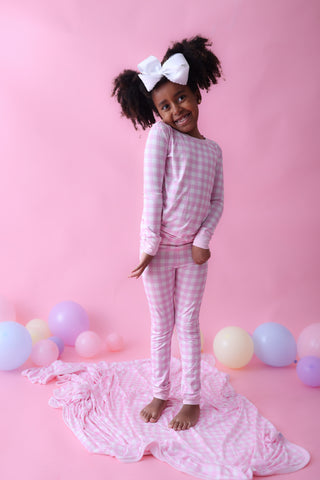 TAFFY PINK GINGHAM DREAM SET