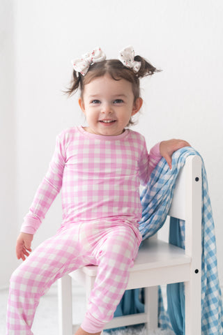 TAFFY PINK GINGHAM DREAM SET