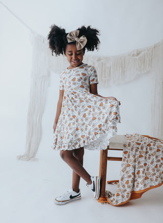 RISE AND GRIND DREAM RUFFLE DRESS