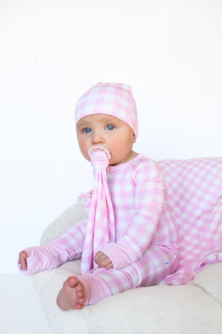 TAFFY PINK GINGHAM DREAM ROMPER