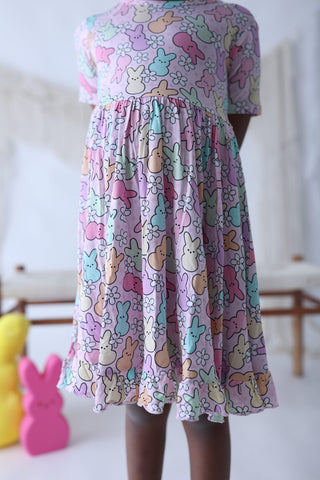 PEEPS FOR DAISIES DREAM RUFFLE DRESS