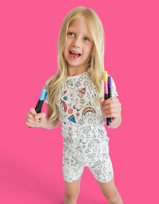 COLOR ME MAGICAL DREAM SHORT SET
