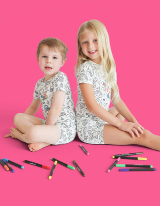 COLOR ME MAGICAL DREAM SHORT SET