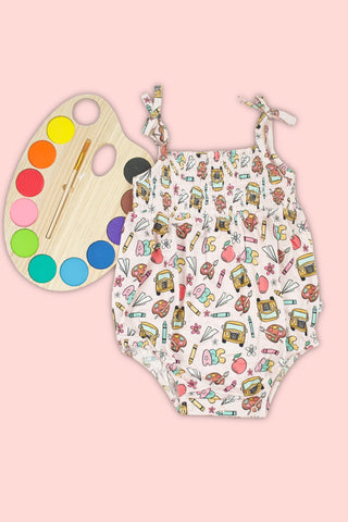 ART SCHOOL VIBES DREAM BUBBLE ROMPER