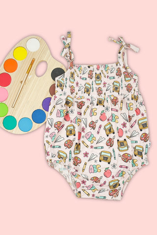 ART SCHOOL VIBES DREAM BUBBLE ROMPER