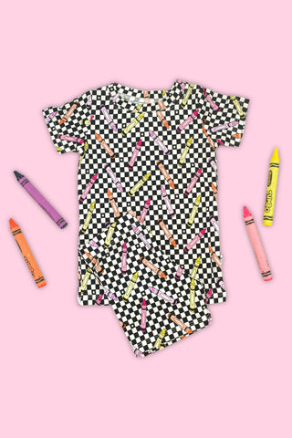 GET YOUR CRAYON ON DREAM SHORT SET