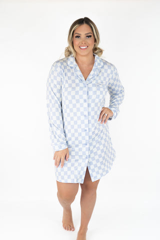 Cloudy Checkers Women's Dream Gown