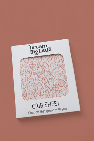 AUTUMN LEAVES DREAM CRIB SHEET