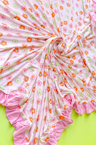 FEELIN' FLOWERFUL DREAM RUFFLE BLANKET