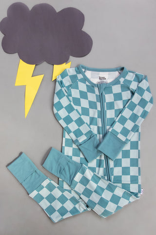 STORMY CHECKERS DREAM ROMPER