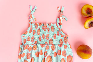 PEACHY-KEEN DREAM BUBBLE ROMPER