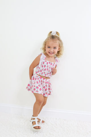 EXCLUSIVE BERRY BROOKLYN DREAM SMOCKED SKORT SET