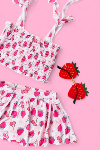 EXCLUSIVE BERRY BROOKLYN DREAM SMOCKED SKORT SET