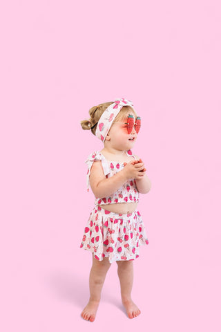 EXCLUSIVE BERRY BROOKLYN DREAM SMOCKED SKORT SET