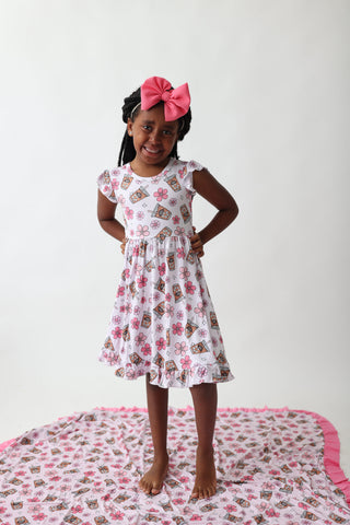 EXCLUSIVE A CUP OF DREAMS DREAM RUFFLE DRESS