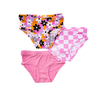 GROOVY CHECKERS DREAM GIRL'S BRIEF SET