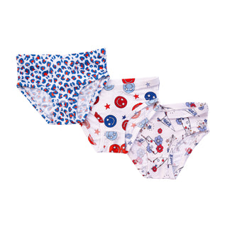 PATRIOTIC DREAM GIRL'S BRIEF SET