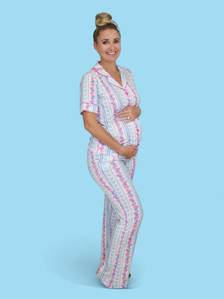 PETITE POSIE SHORT SLEEVE WOMEN’S RELAXED FLARE DREAM SET