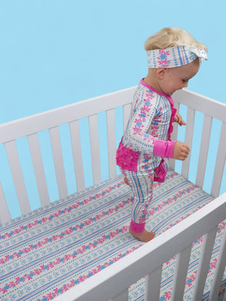 PETITE POSIE DREAM CRIB SHEET