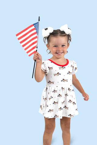 PRESTON'S AMERICAN PUPS DREAM BODYSUIT DRESS