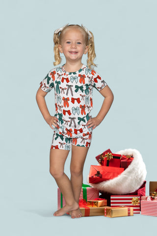 BE MERRY BOWS DREAM SHORT SET