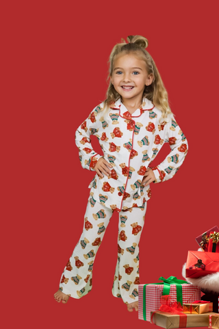 BEAR-Y COZY CHRISTMAS DREAM GIRL'S FLARE SET