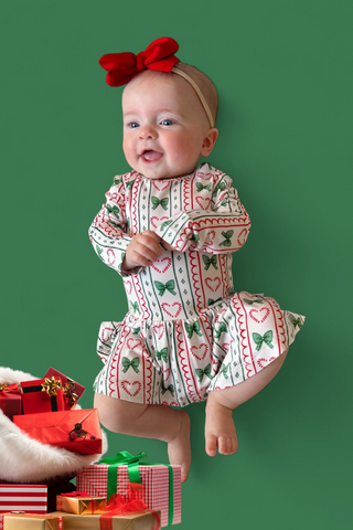 WRAPPED IN JOY DREAM BODYSUIT DRESS