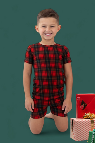 TARTAN CHEER DREAM SHORT SET