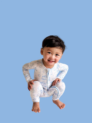 BLUEBELL EASTER TOILE DREAM ROMPER