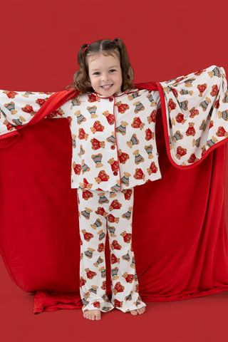 BEAR-Y COZY CHRISTMAS DREAM GIRL'S FLARE SET