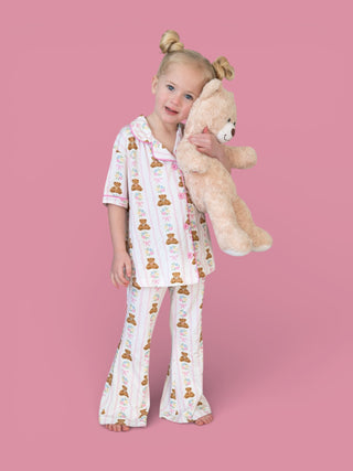 BEAR-Y BLOSSOMS DREAM GIRL'S FLARE SET