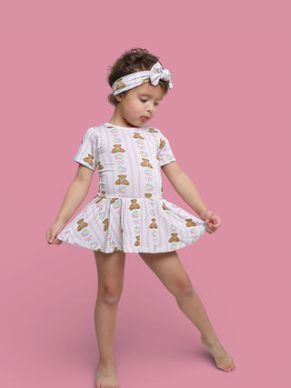 BEAR-Y BLOSSOMS DREAM BODYSUIT DRESS