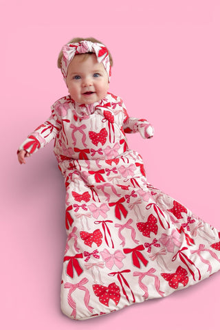 BE MINE BOWS DREAM SLEEP SACK