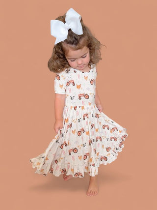 FARMYARD FRIENDS DREAM RUFFLE DRESS