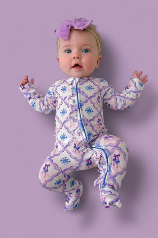 ICY WONDERLAND DREAM RUFFLE ROMPER