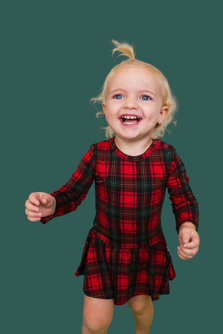 TARTAN CHEER DREAM BODYSUIT DRESS