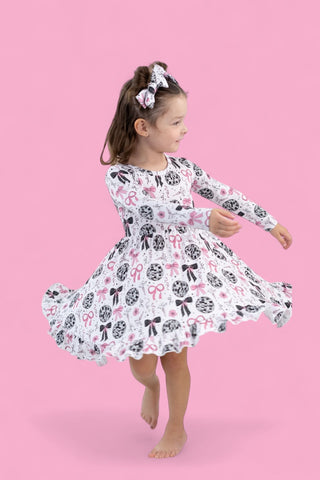MIDNIGHT DISCO DARLING DREAM RUFFLE DRESS