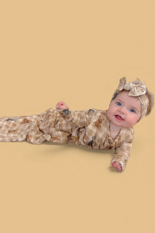 TEDDY CHECK DREAM SLEEP SACK