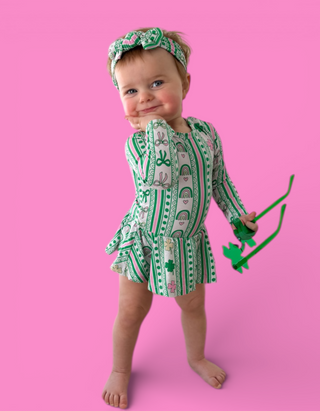 LUCKY RAINBOW RIBBONS DREAM BODYSUIT DRESS