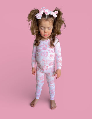 BLUSH BUNNY TOILE DREAM SET