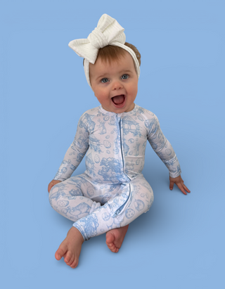 BLUEBELL EASTER TOILE DREAM ROMPER