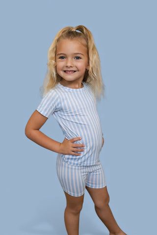 SEASIDE STRIPE DREAM SHORT SET